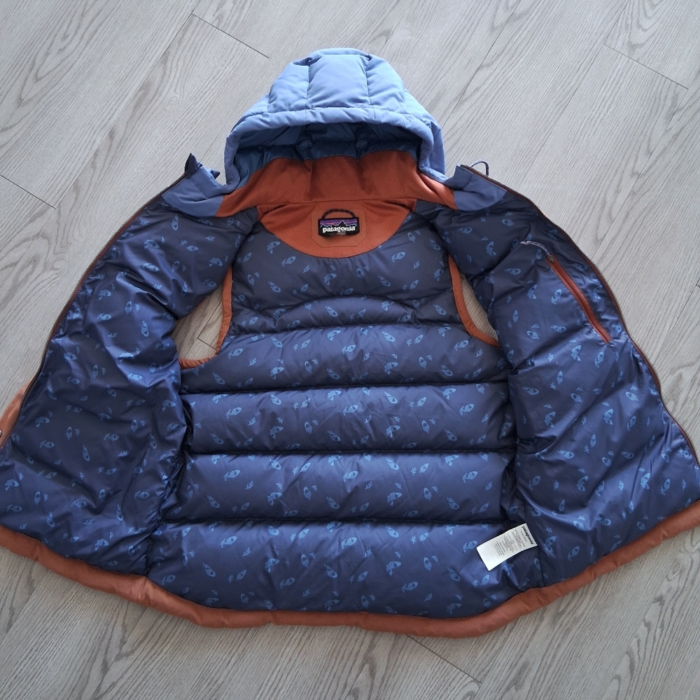Patagonia Women's Bivy Hooded Down Vest In Sisu Brown - Picture 6 of 16